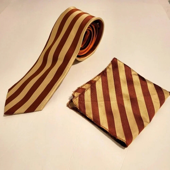 Men's Necktie Handkerchief Set by Bruno Conte - Picture 1 of 5